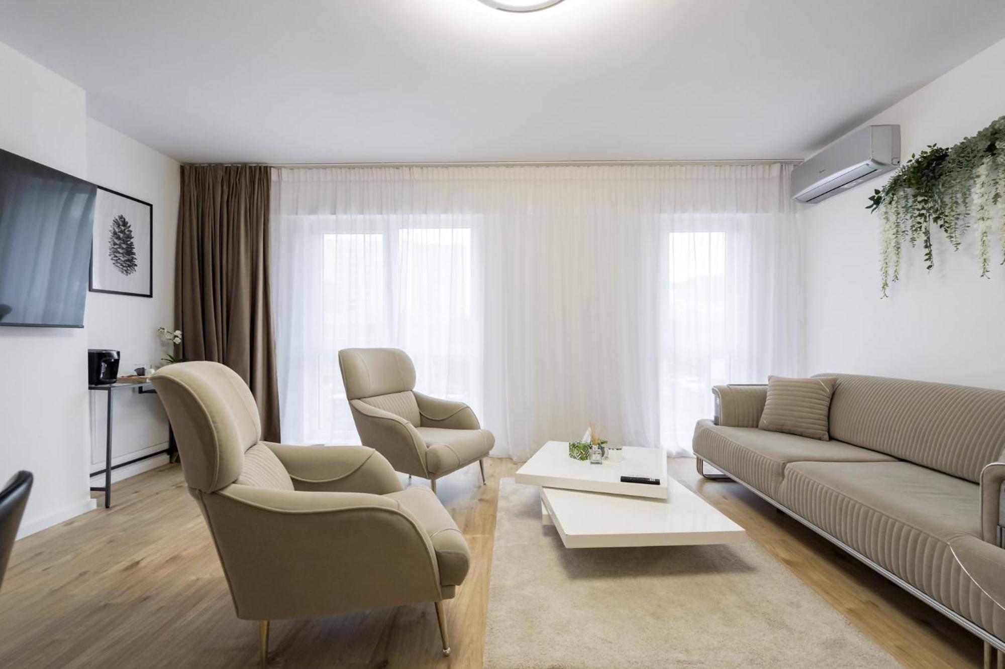 Breeze - Modern Escape In Pipera Leilighet Bucureşti Eksteriør bilde