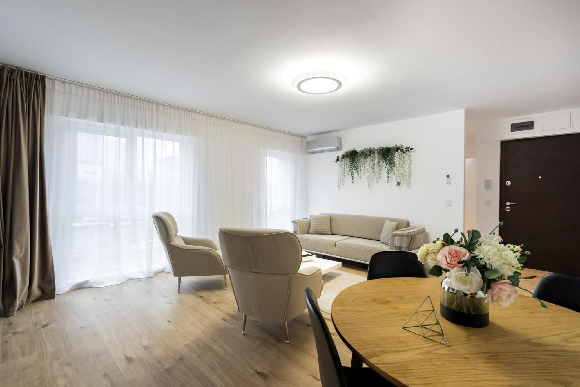 Breeze - Modern Escape In Pipera Leilighet Bucureşti Eksteriør bilde